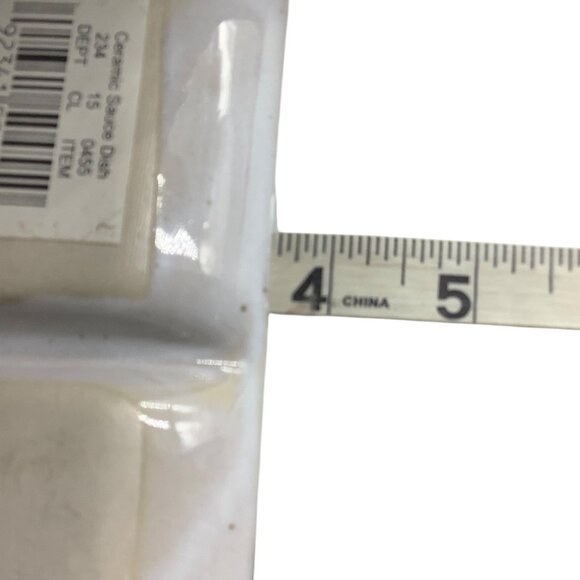 Ceramic Sauce Dish 3 Compartments 8” Vintage Target OS Asian Themed - Picture 4 of 5